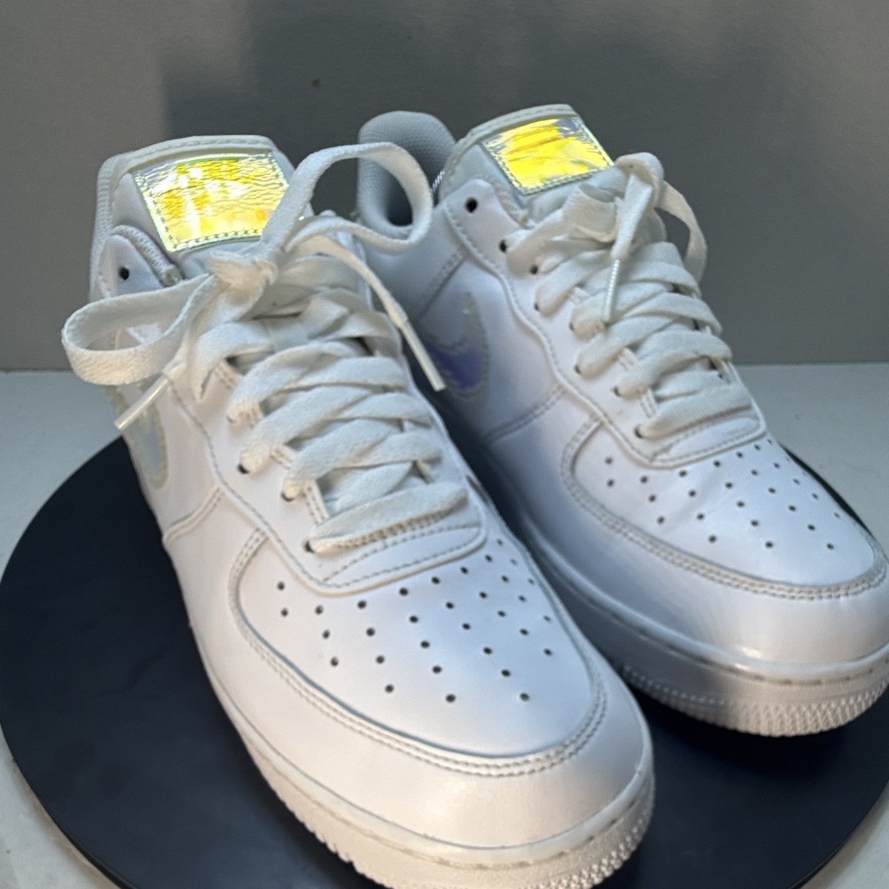 Nike Air Force 1 Iridescent Pixel White Multi-Color Men's Size 8.5 CV1699-100